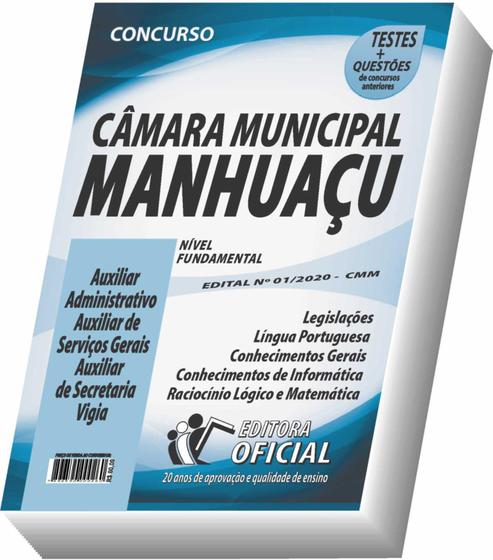 Imagem de Apostila Câmara De Manhuaçu - Nível Fundamental