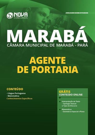 Imagem de Apostila Câmara Marabá PA - Agente de Portaria