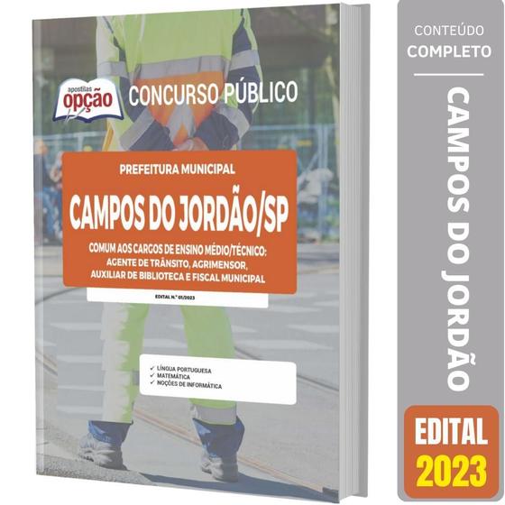 Imagem de Apostila Campos Do Jordão Sp 2023 Cargos Ensino