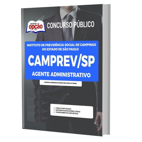 Imagem de Apostila Camprev Sp - Agente Administrativo