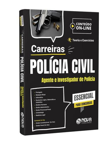 Imagem de Apostila Carreiras PC 2023 Agente e Investigador de Polícia