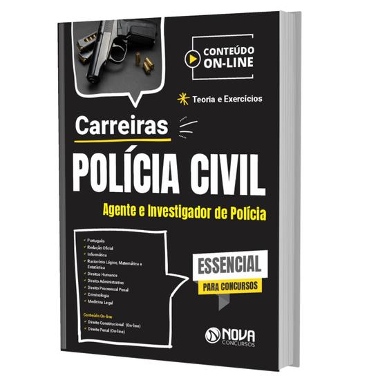 Imagem de Apostila Carreiras Pc 2023 - Agente E Investigador Polícia