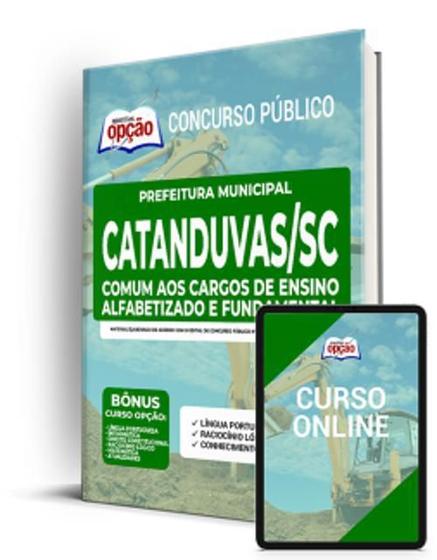 Imagem de Apostila Catanduvas SC 2022 Ensino Alfabetizado Fundamental