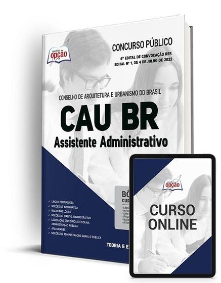 Imagem de Apostila CAU-BR - Assistente Administrativo