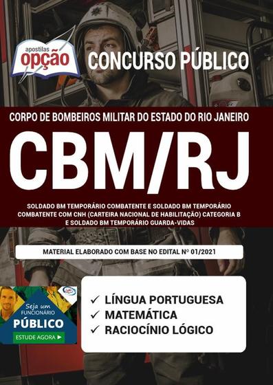 Imagem de Apostila Cbm Rj - Soldado Bm Temporário Combatente