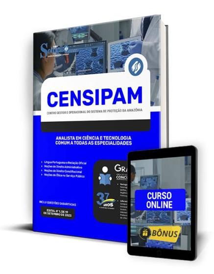 Imagem de Apostila CENSIPAM - Analista em Ciência e Tecnologia - Comum a Todas as Especialidades