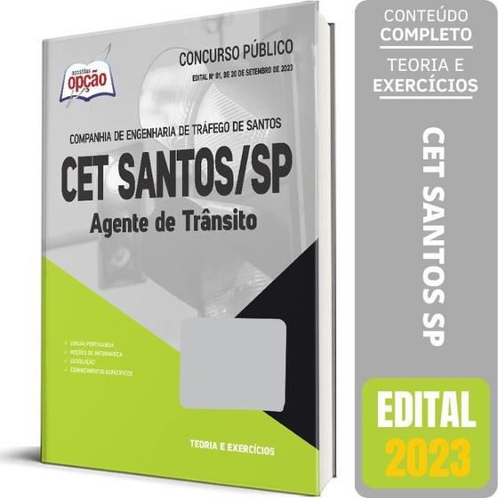 Imagem de Apostila Cet Santos Sp 2023 - Agente De Trânsito