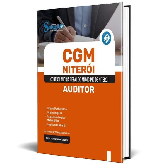 Imagem de Apostila Cgm Niterói Rj 2024 - Auditor - Comum Aos Cargos