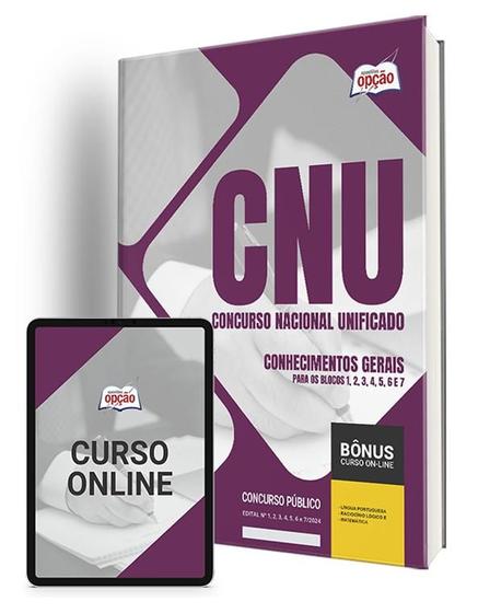 Imagem de Apostila CNU 2024 - Conhecimentos gerais para os BLOCOS 1, 2, 3, 4, 5, 6 e 7