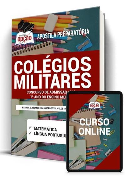 Imagem de Apostila Colégios Militares (CM) - Concurso de Admissão (CA) 1º ano do Ensino Médio