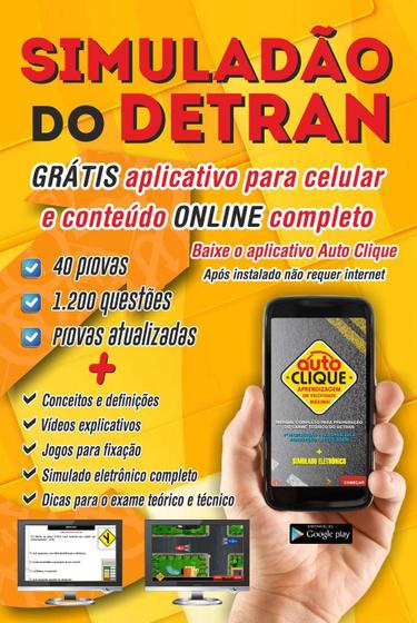 Imagem de Apostila Com 40 Provas Do Detran + App De Estudos