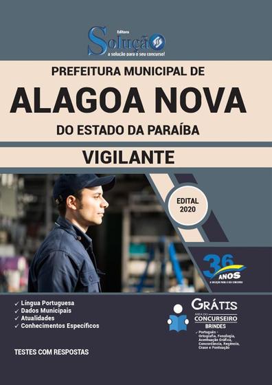 Imagem de Apostila Concurso Alagoa Nova Pb - Vigilante