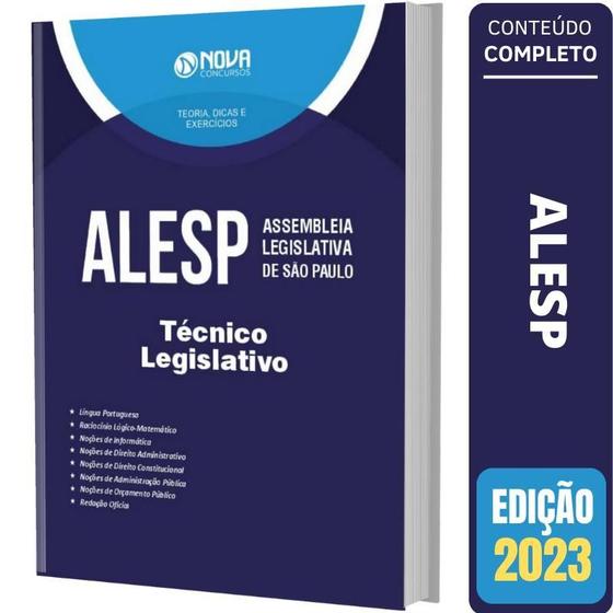 Imagem de Apostila Concurso Alesp - Técnico Legislativo