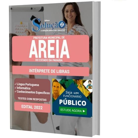 Imagem de Apostila Concurso Areia Pb - Intérprete De Libras