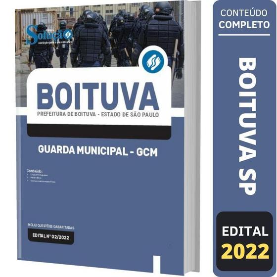 Imagem de Apostila Concurso Boituva Sp - Guarda Municipal Gcm