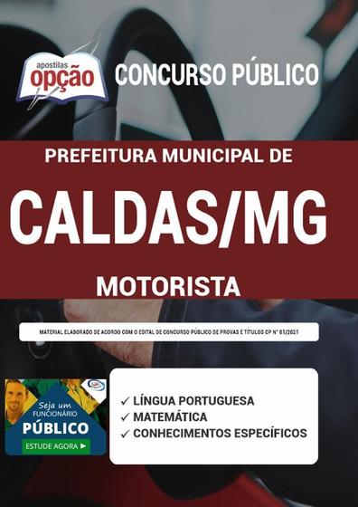 Imagem de Apostila Concurso Caldas Mg - Motorista