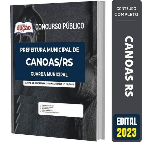 Imagem de Apostila Concurso Canoas Rs - Guarda Municipal