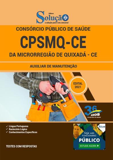 Imagem de Apostila Concurso Cpsmq Ce - Auxiliar De Manutenção