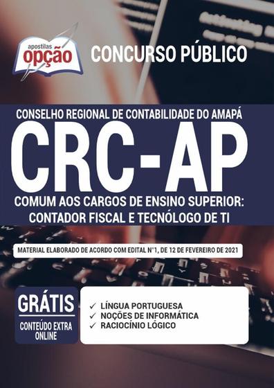 Imagem de Apostila Concurso Crc Ap - Cargos De Ensino Superior