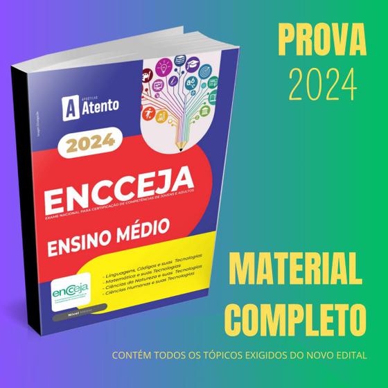 Imagem de Apostila Concurso Encceja - Ensino Médio 2023