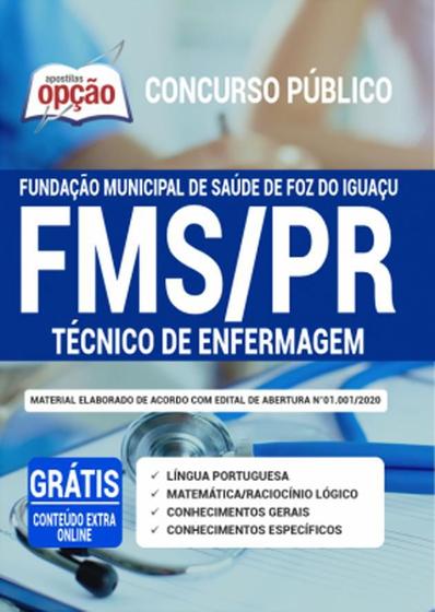 Imagem de Apostila Concurso Fms Pr - Técnico De Enfermagem