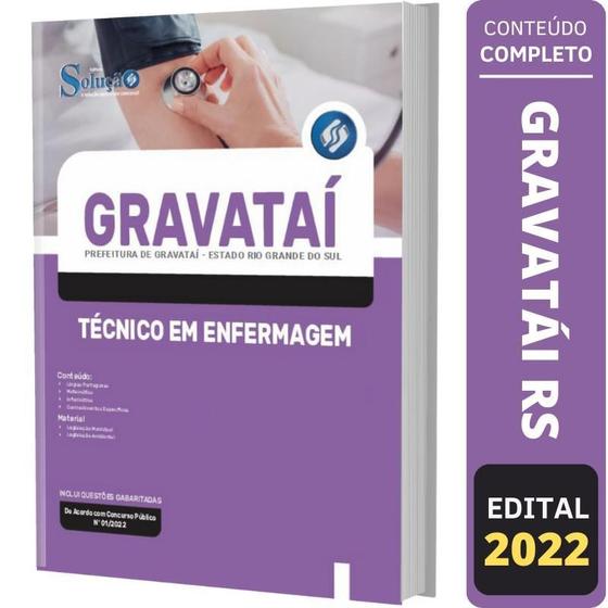 Imagem de Apostila Concurso Gravataí Rs - Técnico Em Enfermagem