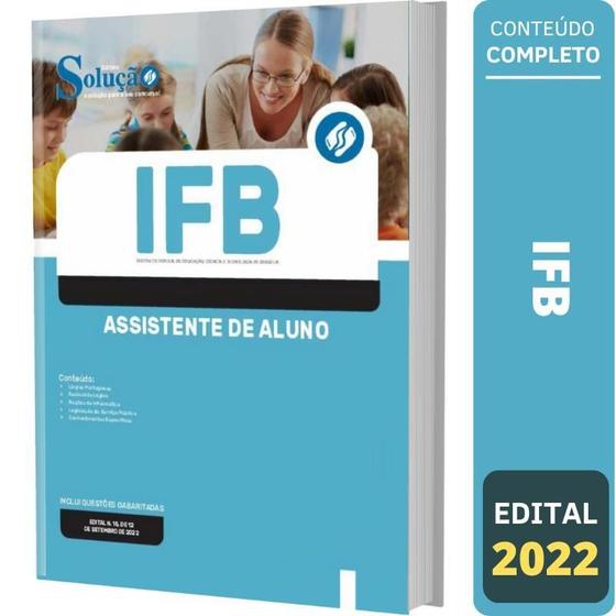 Imagem de Apostila Concurso Ifb Assistente De Aluno