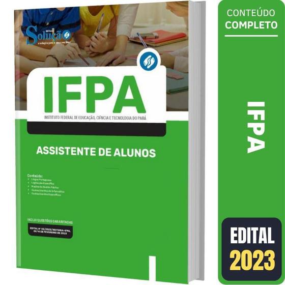 Imagem de Apostila Concurso Ifpa - Assistente De Alunos