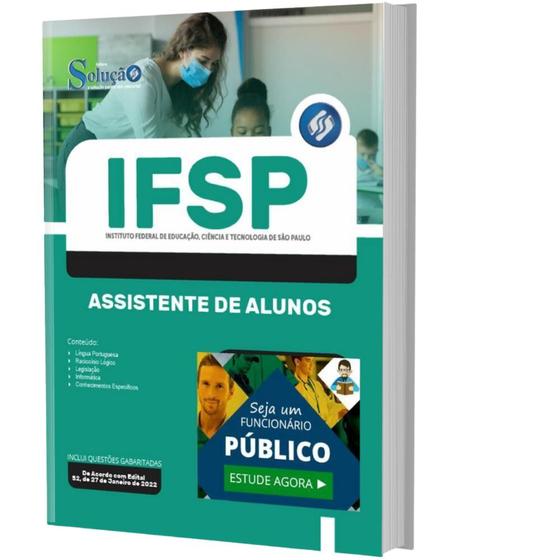 Imagem de Apostila Concurso Ifsp Assistente De Alunos