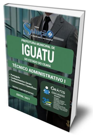 Imagem de Apostila Concurso Iguatu Ce - Técnico Administrativo 1