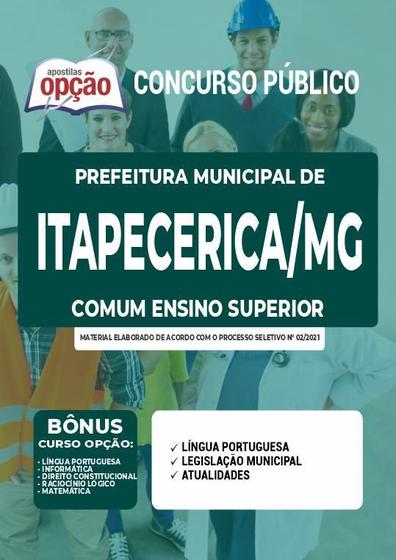 Imagem de Apostila Concurso Itapecerica Mg - Cargos De Ensino Superior