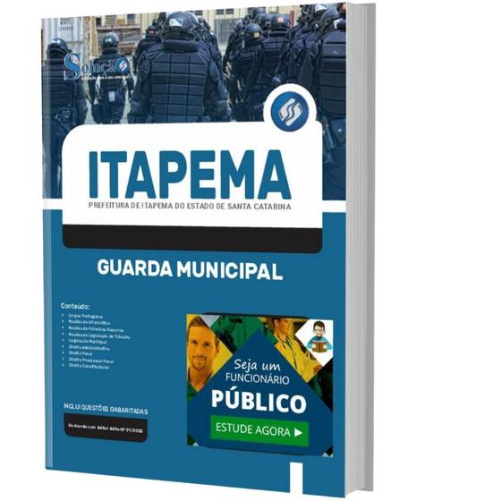 Imagem de Apostila Concurso Itapema Sc - Guarda Municipal