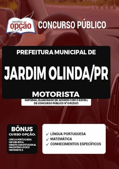 Imagem de Apostila Concurso Jardim Olinda Pr - Motorista