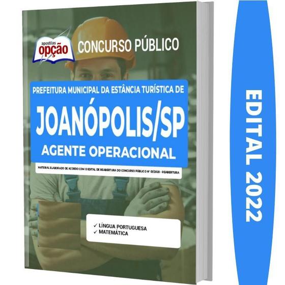 Imagem de Apostila Concurso Joanópolis Sp - Agente Operacional