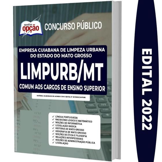 Imagem de Apostila Concurso Limpurb Cuiabá Mt - Cargos Ensino Superior