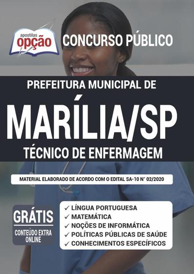 Imagem de Apostila Concurso Marília Sp - Técnico De Enfermagem