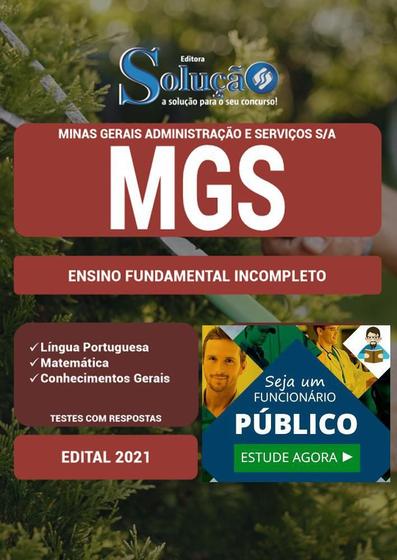 Imagem de Apostila Concurso Mgs Mg - Ensino Fundamental Incompleto