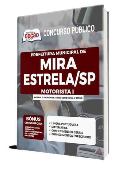 Imagem de Apostila Concurso Mira Estrela Sp - Motorista 1