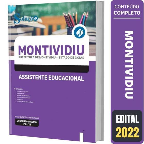Imagem de Apostila Concurso Montividiu Go - Assistente Educacional