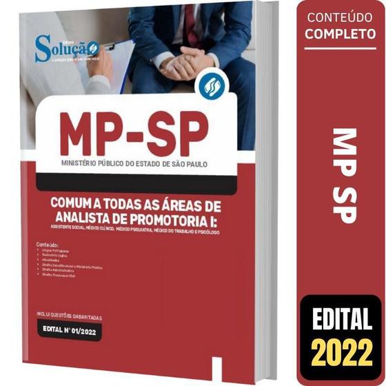 Imagem de Apostila Concurso Mp Sp - Comum Analista De Promotoria 1