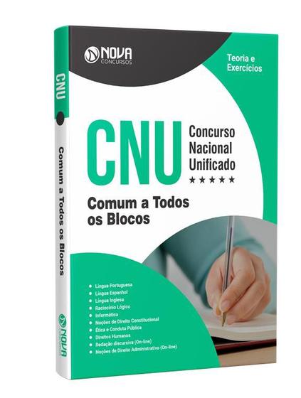 Imagem de Apostila CONCURSO NACIONAL UNIFICADO CNU 2023 - Comum