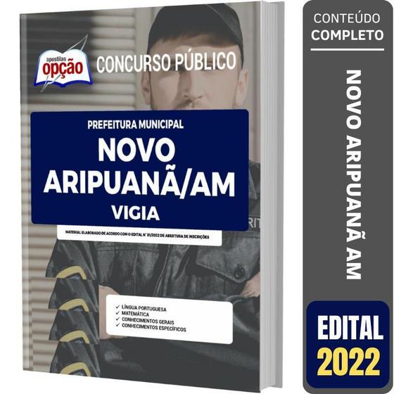 Imagem de Apostila Concurso Novo Aripuanã Am - Vigia