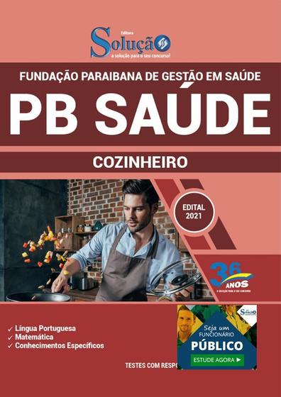 Imagem de Apostila Concurso Pb Saúde - Cozinheiro
