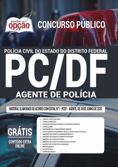 Imagem de Apostila Concurso Pc Df - Agente De Polícia Distrito Federal