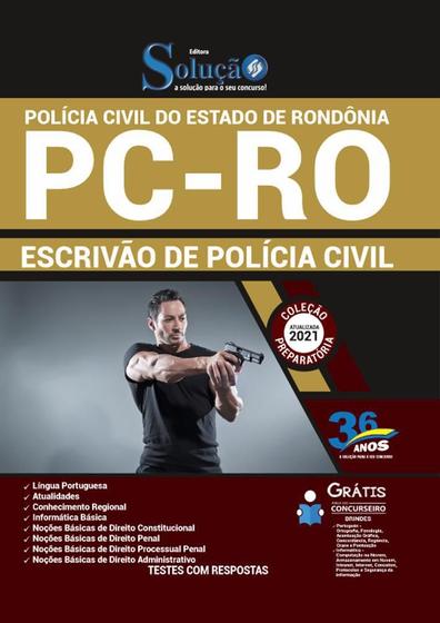 Imagem de Apostila Concurso Pc Ro - Escrivão De Polícia Civil