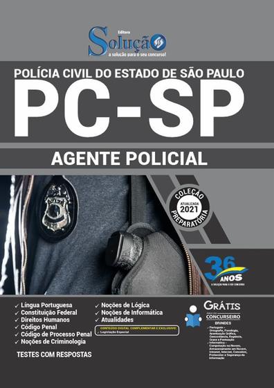 Imagem de Apostila Concurso Pc Sp - Agente Policial - Polícia Civil Sp