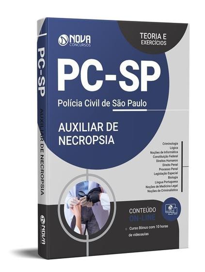 Imagem de Apostila Concurso Pc Sp - Auxiliar De Necrópsia