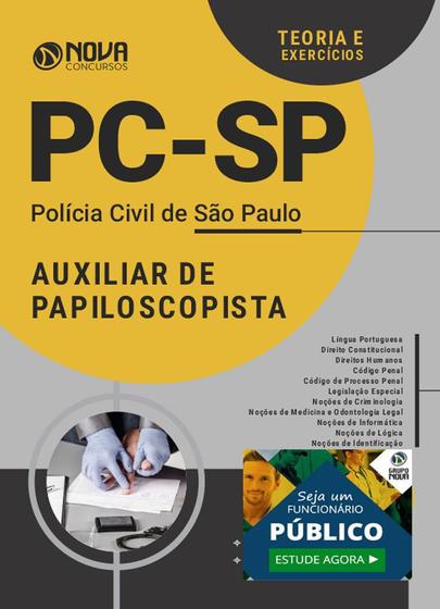 Imagem de Apostila Concurso Pc Sp - Auxiliar De Papiloscopista