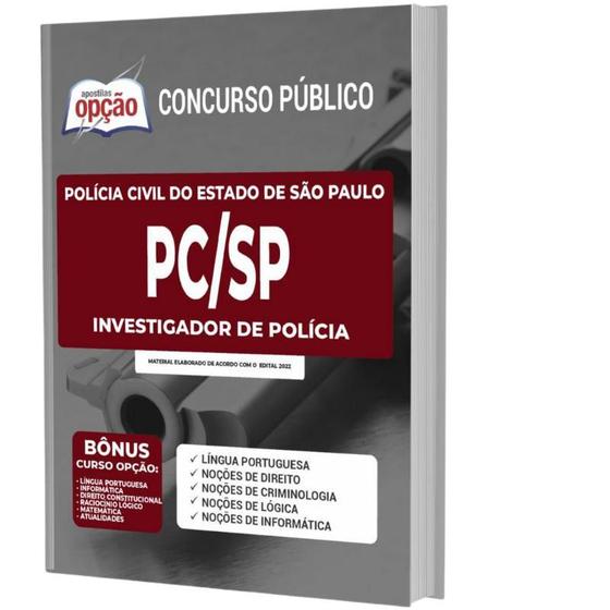 Imagem de Apostila Concurso Pc Sp - Investigador De Polícia