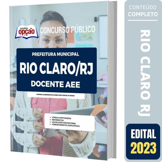 Imagem de Apostila Concurso Rio Claro Rj - Docente 1 - Aee